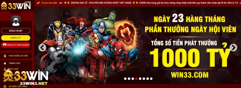 Đăng nhập 33WIN