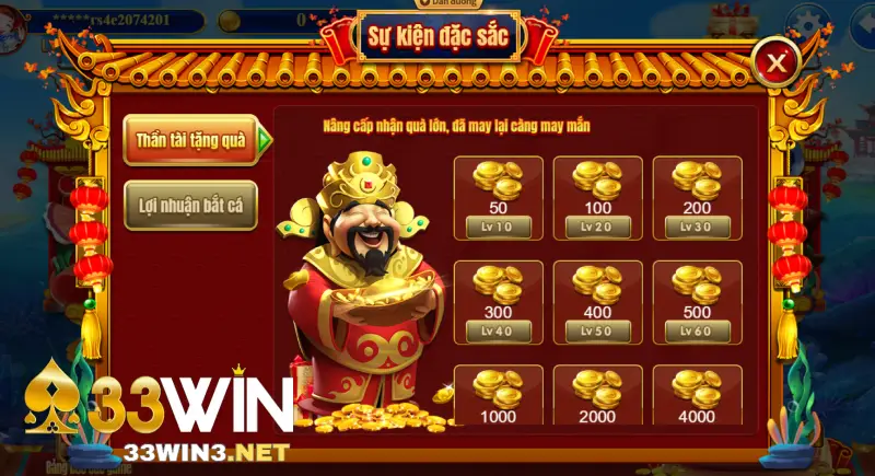 Sự kiện bắn cá 33win