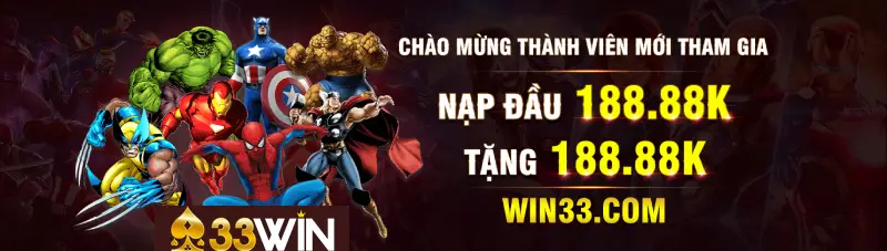Khuyến mãi nạp tiền 33Win