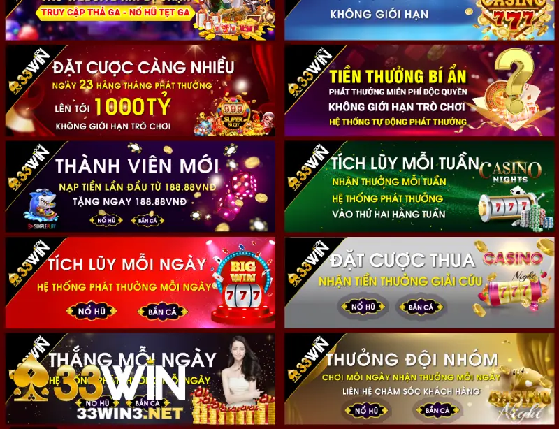 Khuyến mãi xóc đĩa 33win