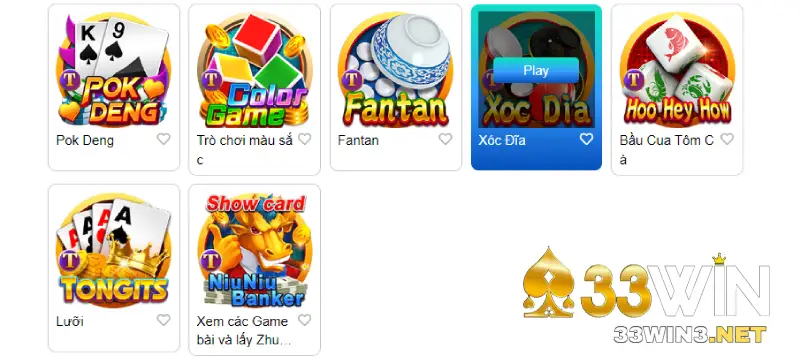 Truy cập xóc đĩa 3D 33win