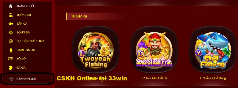 Thường xuyên nâng cấp CSKH 33win