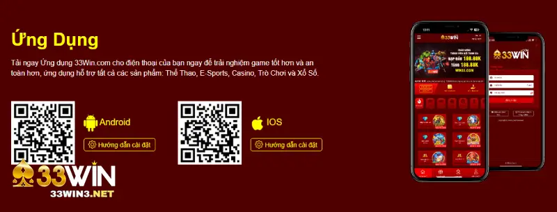 Lợi ích khi tải app 33win