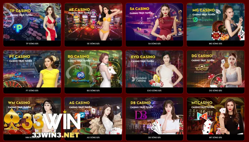 Sảnh cược tại xóc đĩa live 33win